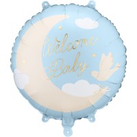 Palloncino in alluminio riempito di elio con la scritta 