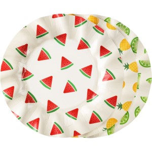 6 piatti di frutta