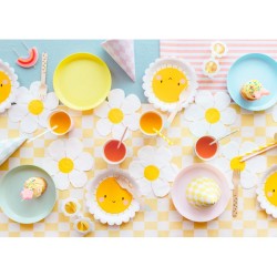 12 tovaglioli con margherite. n�2