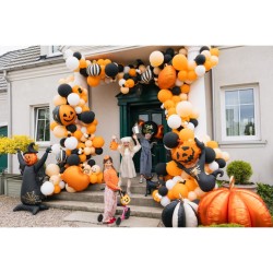 Palloncino in lamina riempito di elio � Zucche spettrali � � 50 cm. n�6