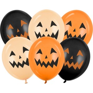 Bouquet di 6 palloncini a forma di zucca
