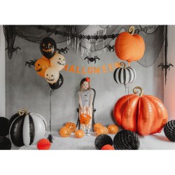 Bouquet di 6 palloncini a forma di zucca. n�1