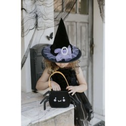 Cappello da strega � Fiocco viola. n�1