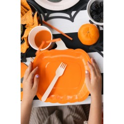 6 piatti a forma di zucca. n�4