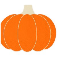 20 tovaglioli a forma di zucca