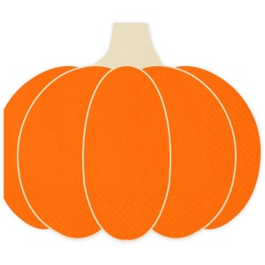 20 tovaglioli a forma di zucca