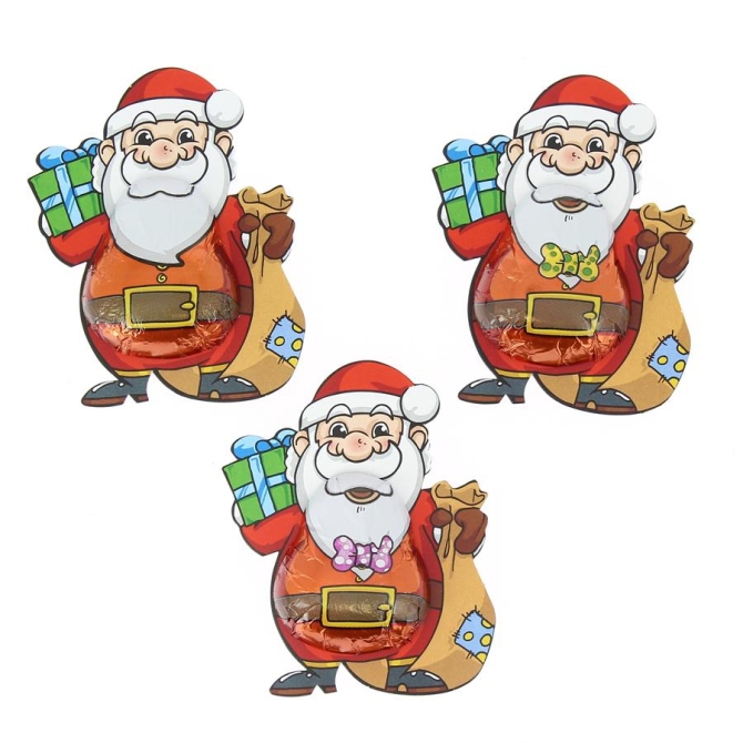 3 Babbo Natale al cioccolato 