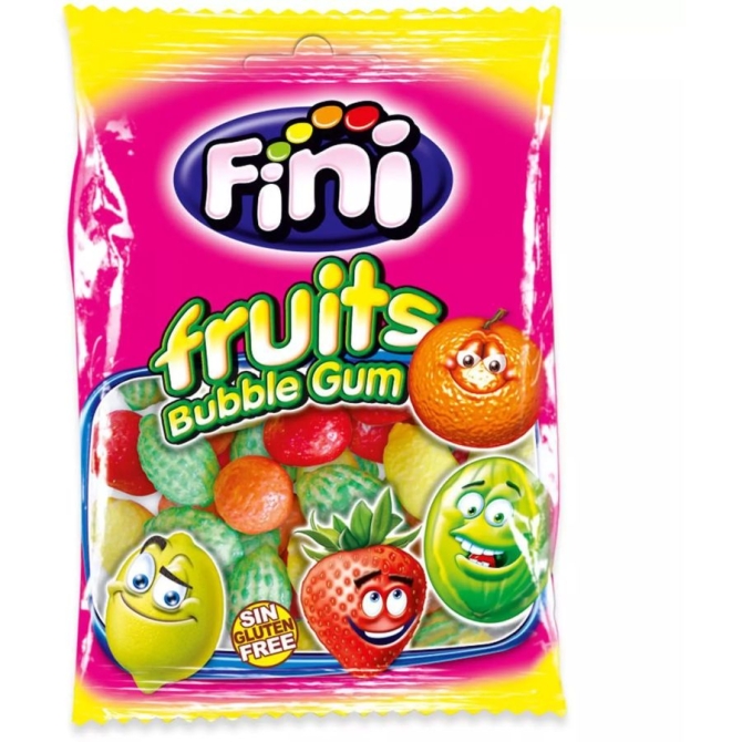 Sacchetto Bubble Gum Frutti - 90 g 