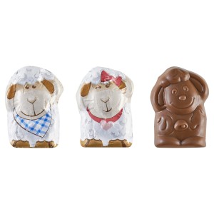 2 Mini Pecorelle di Cioccolato al Latte 5 g
