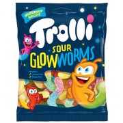 Sacchetto Caramelle Trolli Sour Glowworms - 100g