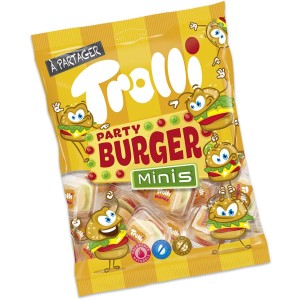 Sacchetto Caramelle Trolli Mini Hamburger (2.5 cm) - 100g