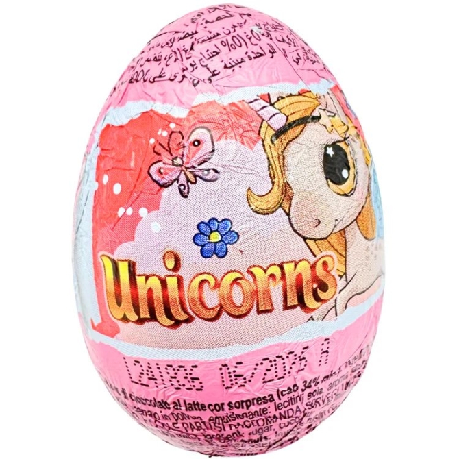 1 Uovo di cioccolato a sorpresa - Unicorno 