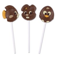 3 Lecca-lecca di Pasqua 18g - Cioccolato al latte
