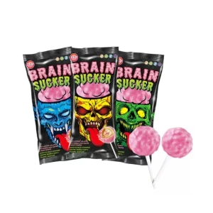 Lecca-lecca Brain Sucker  Gomma da masticare a forma di cervello