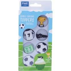 6 Decorazioni di zucchero - Calcio. n4