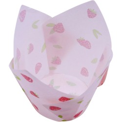 24 scatole a forma di tulipano - Lampone. n°3