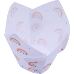 24 scatole a forma di tulipano - Arcobaleno. n2