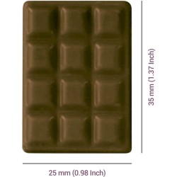Stampo 12 Mini Barrette di Cioccolato. n1