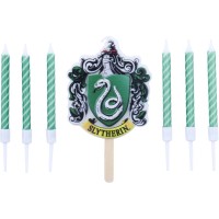 Set di 7 candele di Harry Potter - Serpeverde