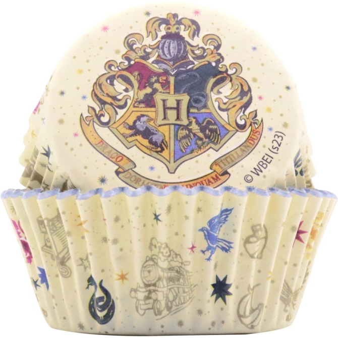 30 Custodie per cupcake di Harry Potter - Scuola di Hogwarts 