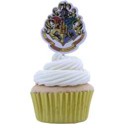 15 Cake Topper di Harry Potter - Stemma di Hogwarts. n5