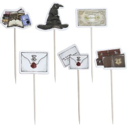 Kit 24 contenitori e decorazioni per cupcake Harry Potter - Hogwarts. n3