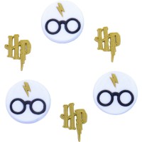 6 Decorazioni di zucchero - Harry Potter