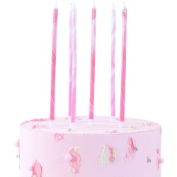 6 Candele Alte - Rosa Mabr. n2