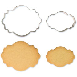 2 stampini per biscotti e torte stile 4. n°1