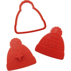 Set di 3 formine per biscotti con timbri - Natale accogliente. n3