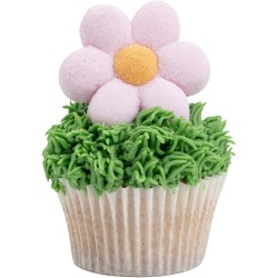 12 dolcetti di marshmallow - Fiori pastello. n�6