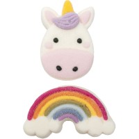 12 dolcetti di marshmallow - Unicorno magico