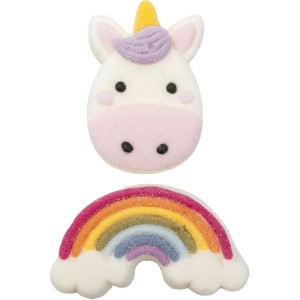 12 dolcetti di marshmallow - Unicorno magico