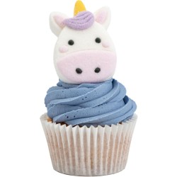 12 dolcetti di marshmallow - Unicorno magico. n�2
