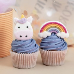 12 dolcetti di marshmallow - Unicorno magico. n�4