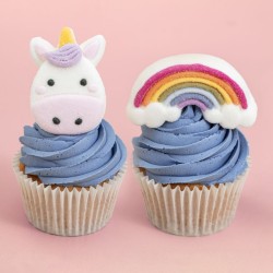 12 dolcetti di marshmallow - Unicorno magico. n�6