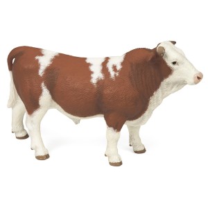 Simmental Toro Simmental Figurina