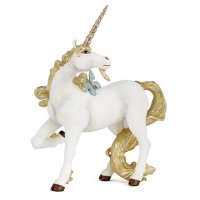 Figura di unicorno d'oro