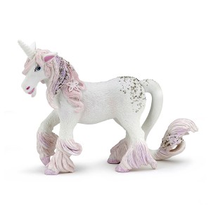 Rosa Magic Unicorn Unicorn Unicorn Figura Unicorn (14 cm) - Resina