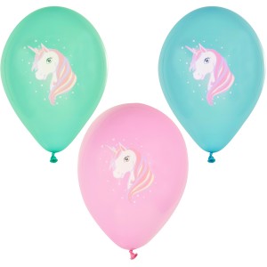 6 Palloncini Dolce Unicorno