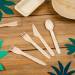10 Cucchiai di legno - Biodegradabile. n°4