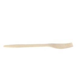 10 Forchette di legno - Biodegradabile. n1