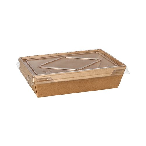 25 Insalatiere con Coperchio - Cartone