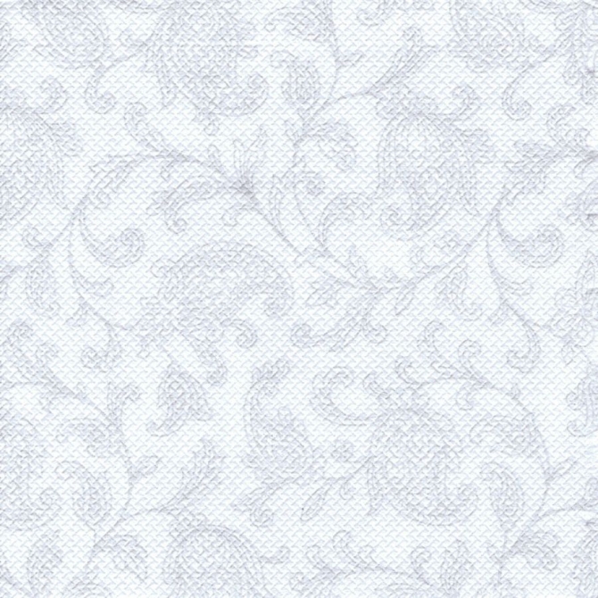 20 tovaglioli piccoli Royal Collection Ornaments - bianchi 