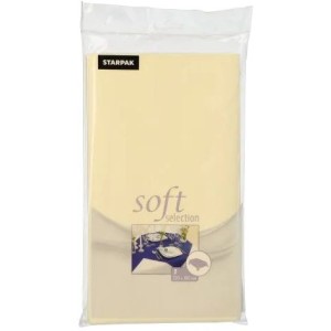 Tovaglia rettangolare Soft Selection (180 cm) color crema