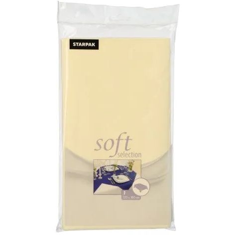 Tovaglia rettangolare Soft Selection (180 cm) color crema