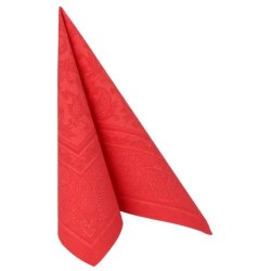 20 tovaglioli Royal Collection (40 cm) Rosso Ornaments. n°1
