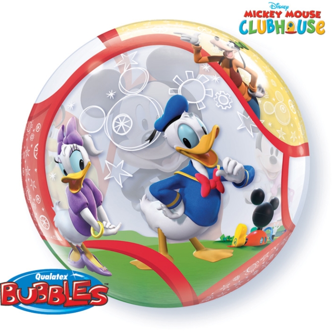 Palloncino Bubble piatto Mickey e i suoi amici 