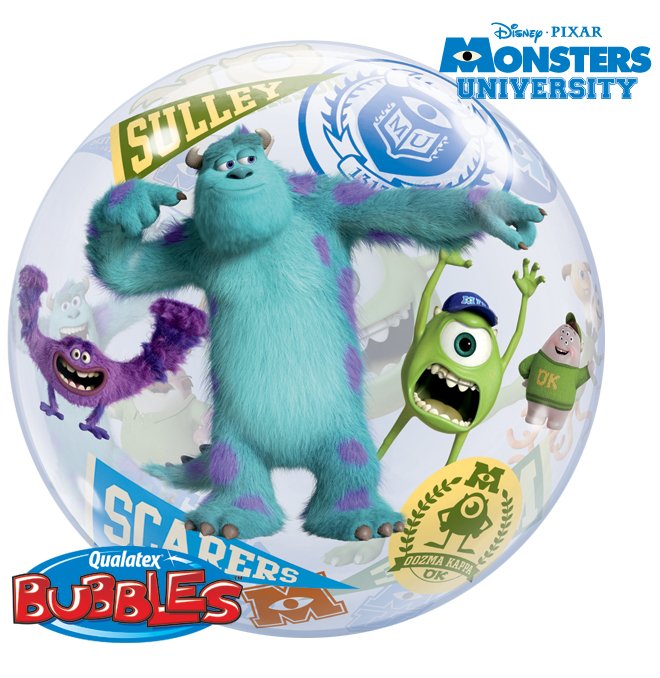 Palloncino Bubble piatto Monsters University 