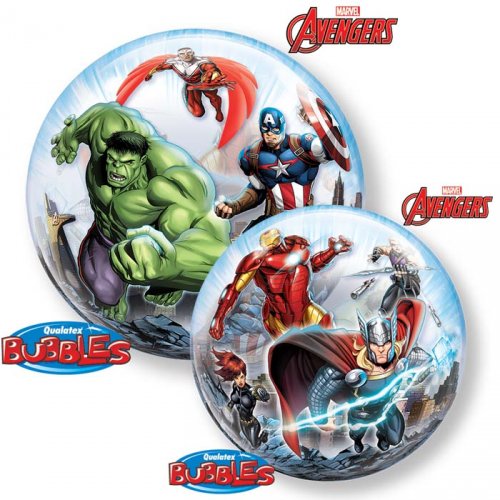 Palloncino Bubble piatto Avengers 